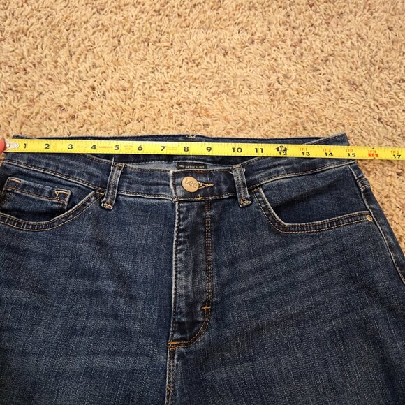 Lee Jeans Womens 10 Denim Straight Leg Relaxed Fit High-Rise Stretch - Picture 8 of 10